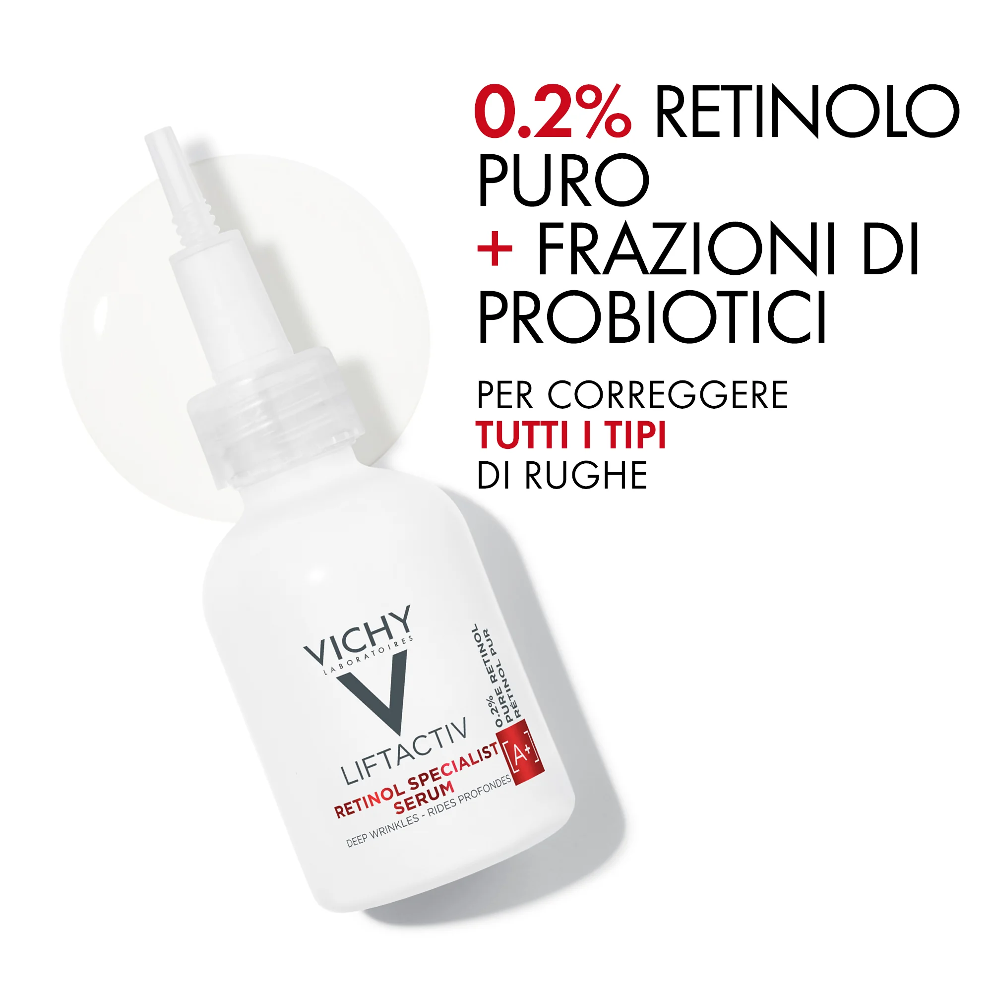 Vichy Liftactiv Specialist Retinol Serum 30 Ml Ridensificante, Anti-età