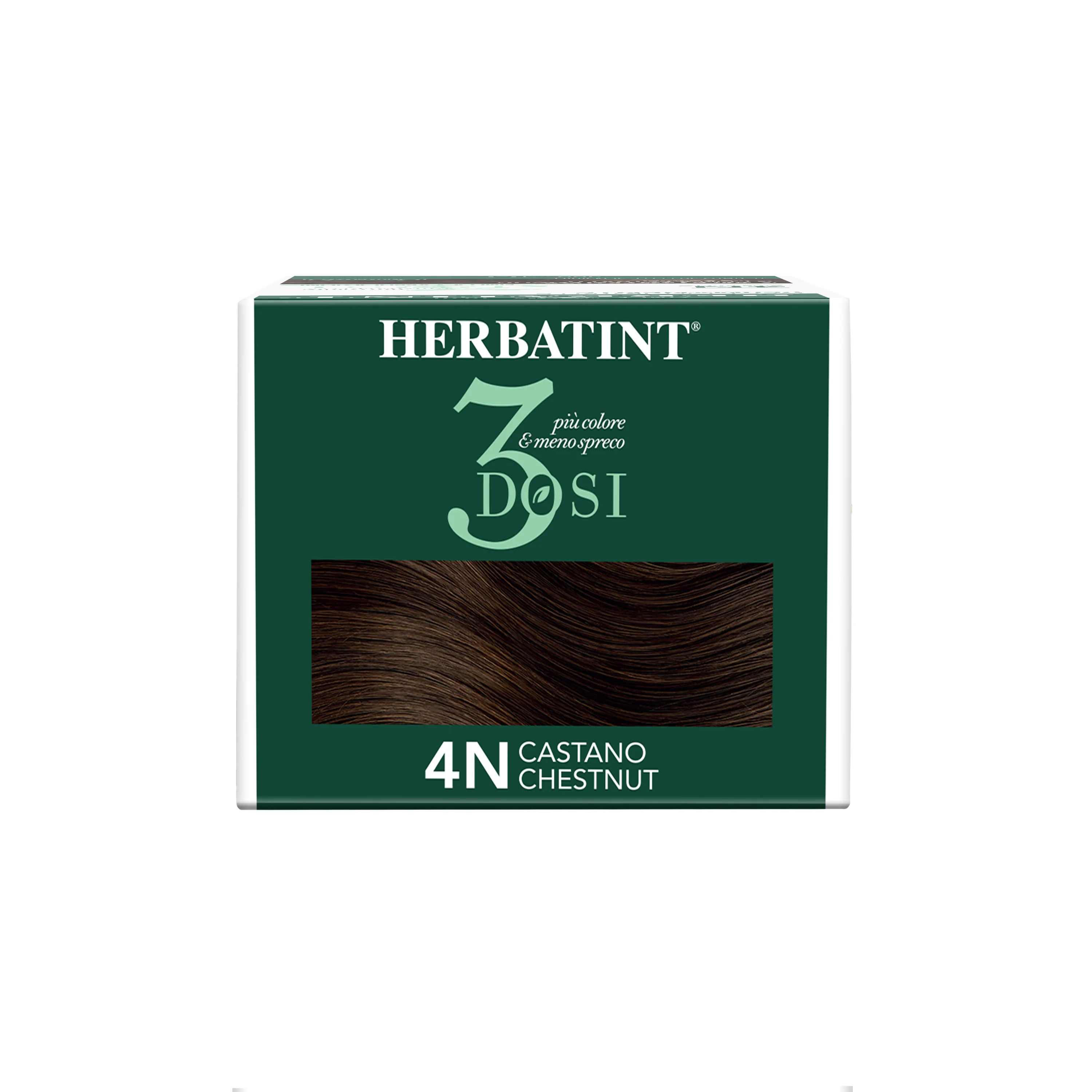 Herbatint Tintura Capelli Gel Permanente 3 Dosi 4N Castano 300 ml
