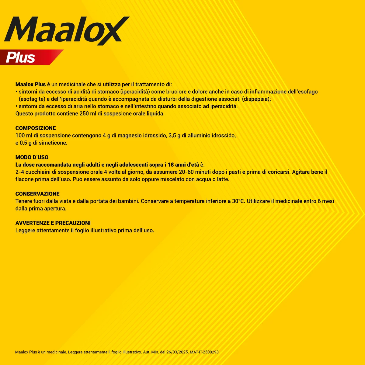 Maalox Plus Sospensione Orale Gusto Limone 250 ml Antiacido