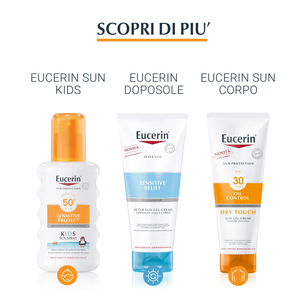 Eucerin Sun Oil Control Tinted Cream Spf50+ 50 Ml Protezione Viso Colorata