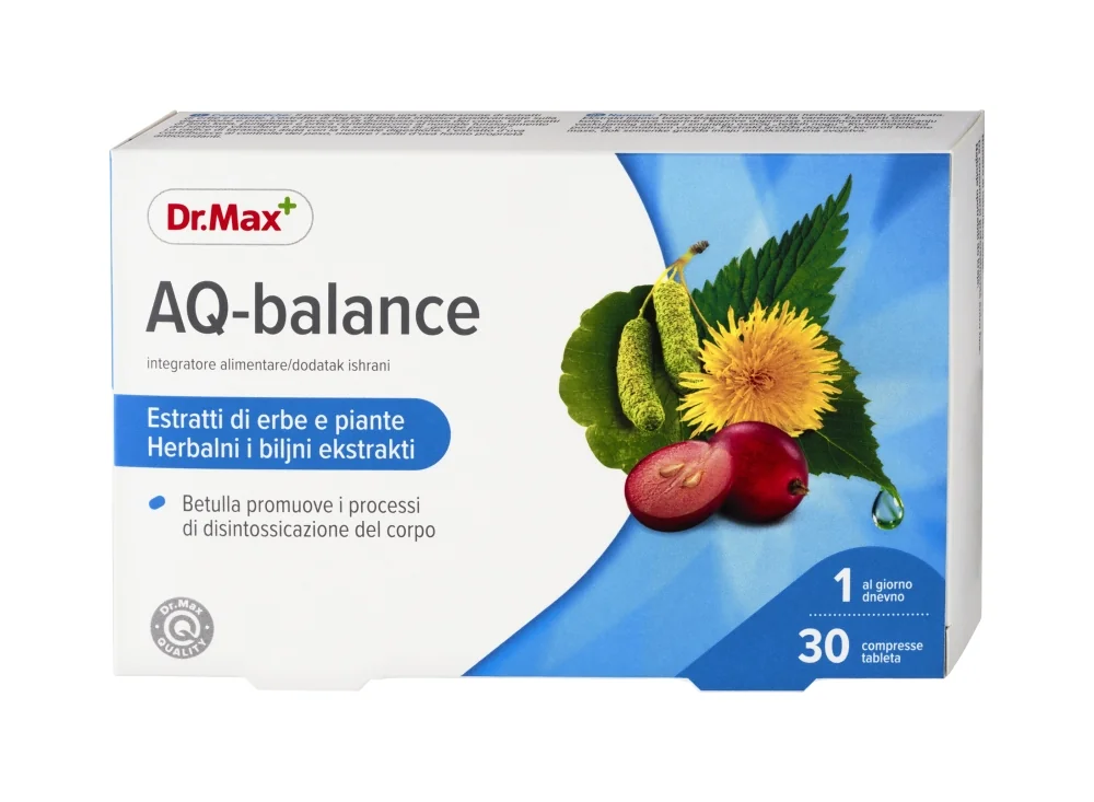 Dr. Max Aq-Balance 30 Compresse Azione Depurante