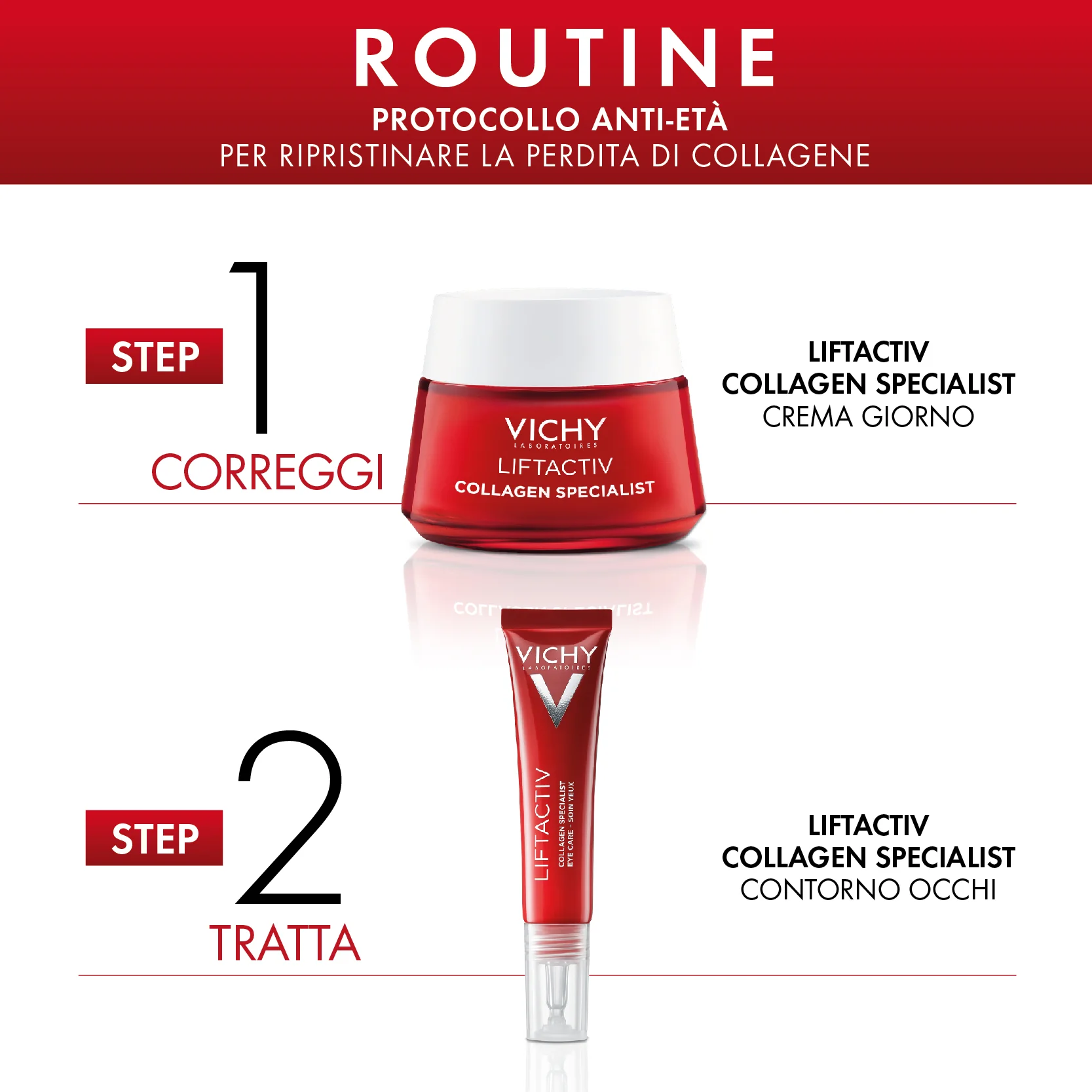 Vichy Pochette Liftactiv Collagen specialist Crema giorno +  Liftactiv Collagen specialist Cofanetto anti-età