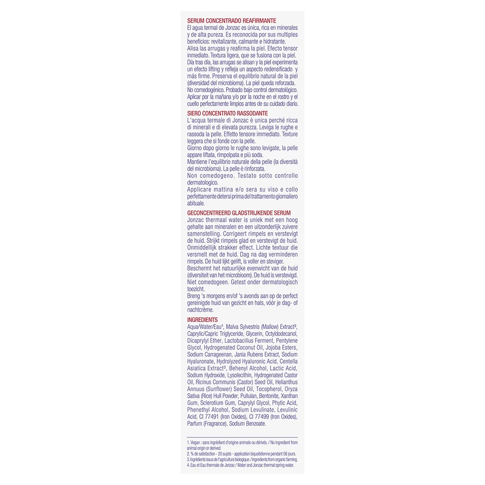 Eau Thermale Jonzac Siero Concentrato Rassodante Sublimactive 30 ml Anti-Rughe