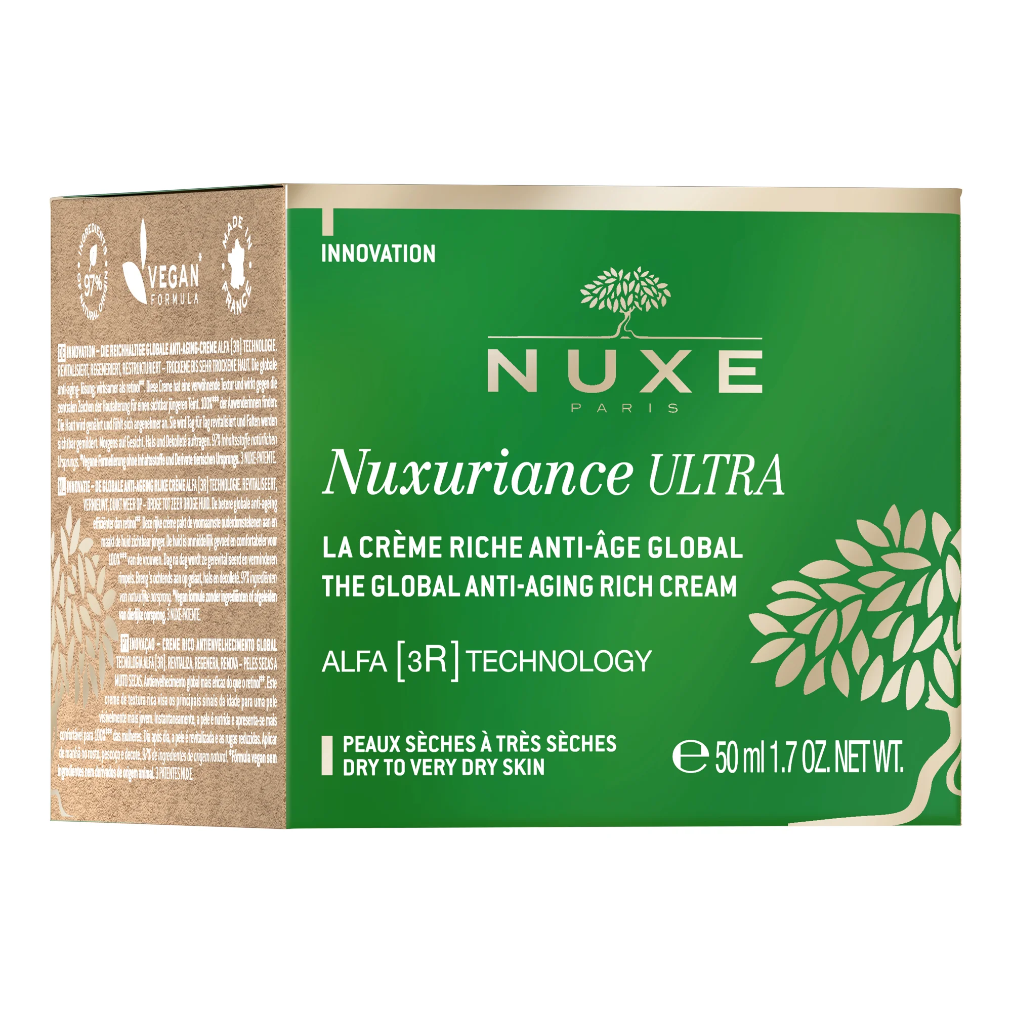 Nuxe Nuxuriance Ultra Crema Ricca Anti-Età Globale 50ml Pelli Secche e Molto Secche