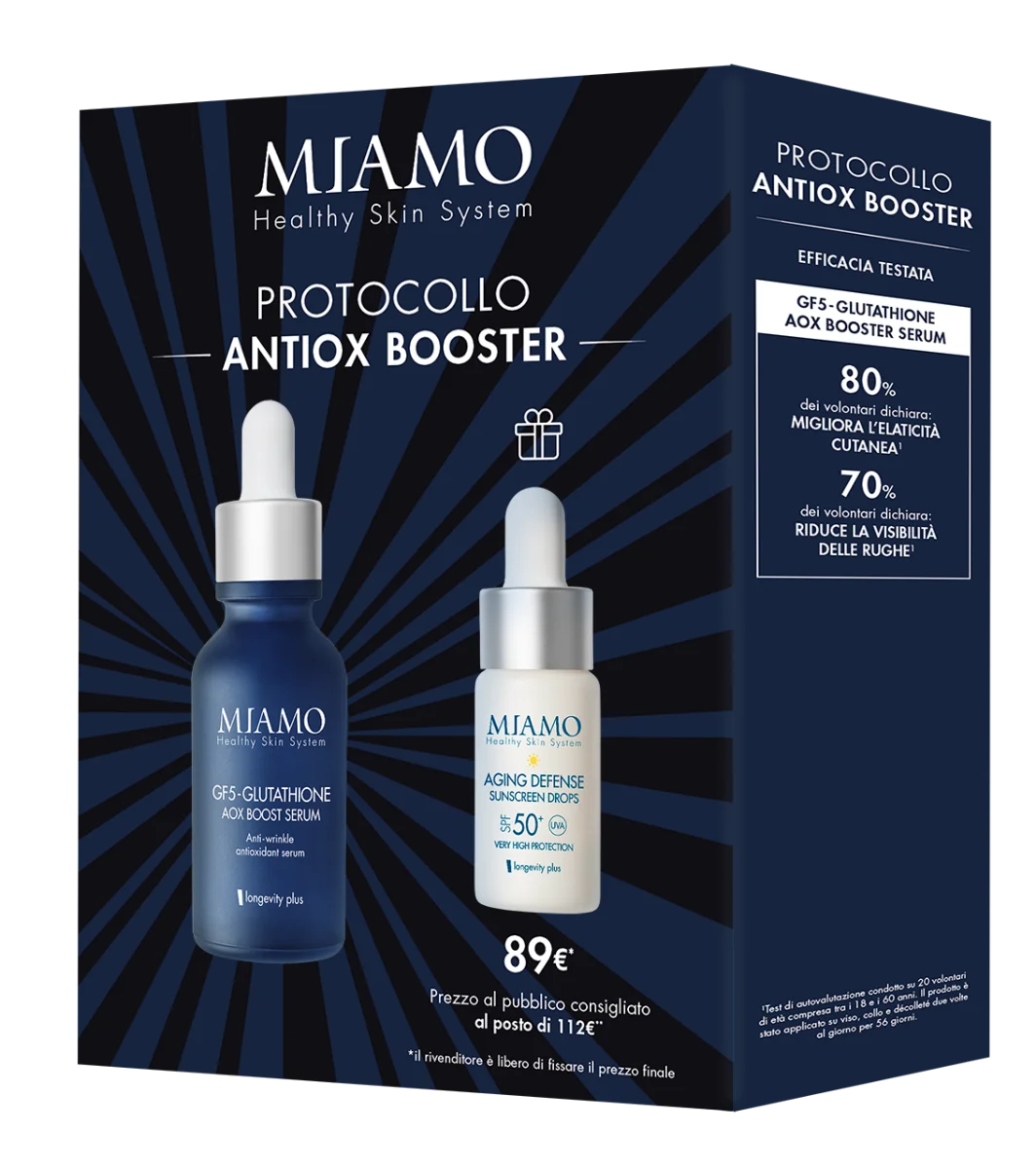 Miamo Cofanetto Antiox Booster Per Rispristino dell'Elasticità