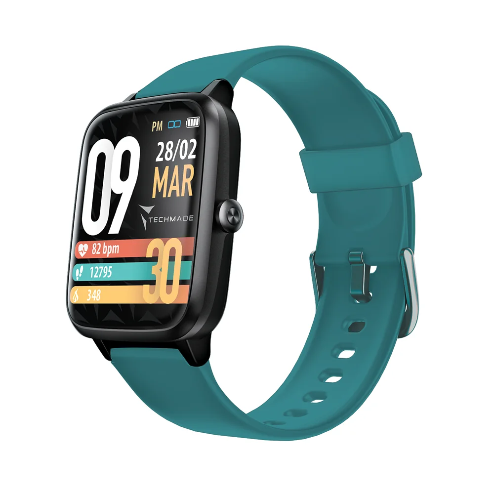 Techmade Move Smartwatch Petrol-Black Da Portare Sempre con Te