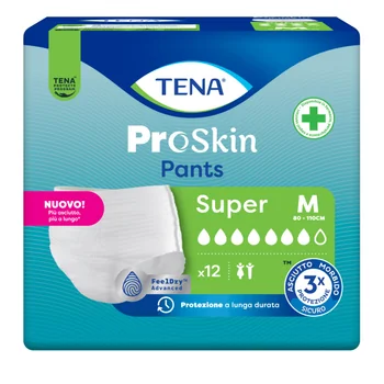 Tena Pants Super M 12 Pezzi In Caso di Incontinenza