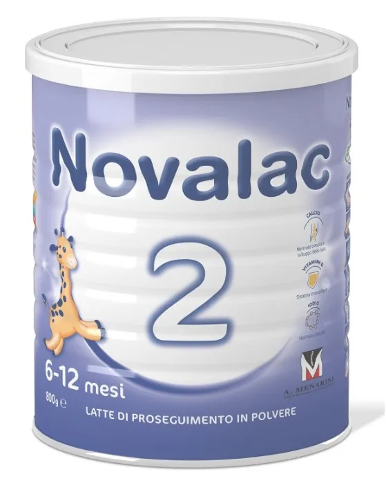 Novalac 2 Latte in Polvere Per Lattanti 6-12 Mesi 800 g