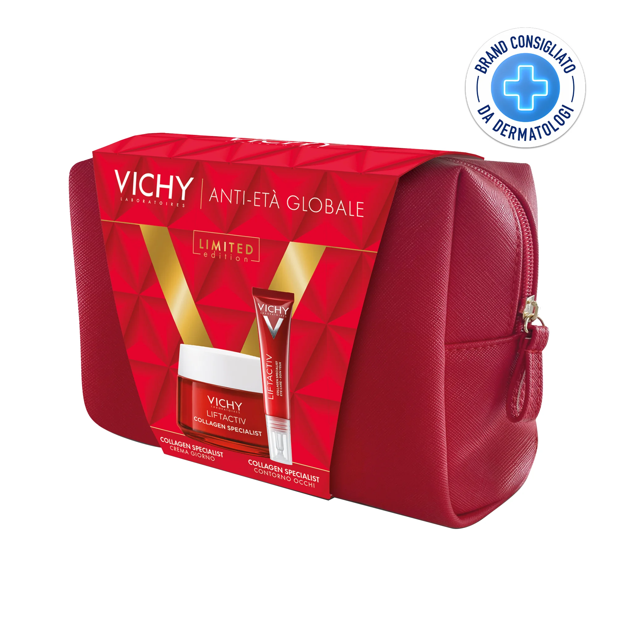Vichy Pochette Liftactiv Collagen specialist Crema giorno +  Liftactiv Collagen specialist Cofanetto anti-età