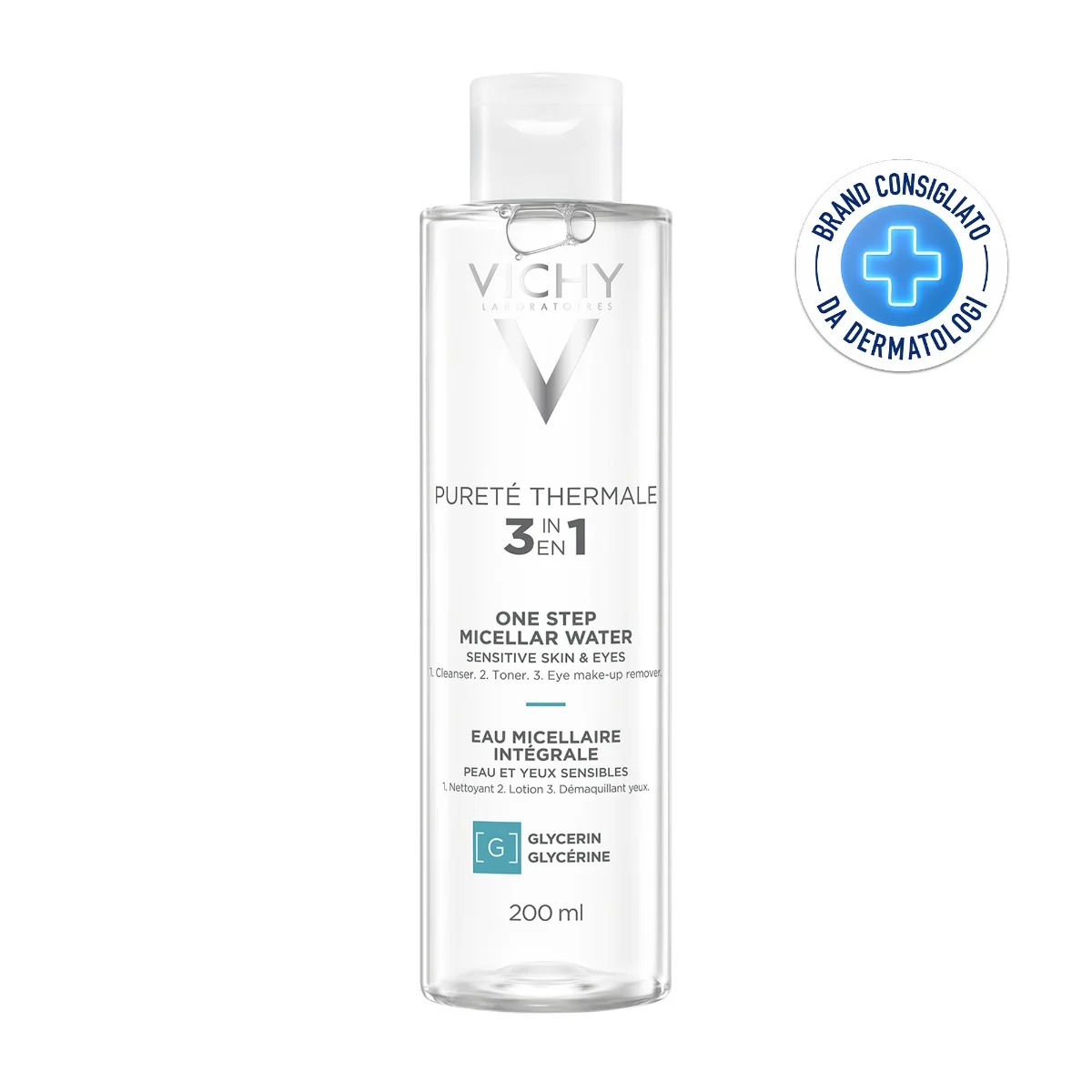 Vichy Pureté Acqua Micellare 200 Ml Per la pelle sensibile