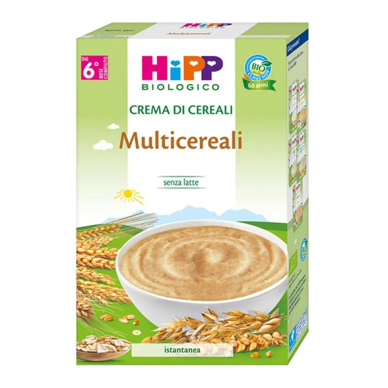 Hipp Bio Crema Multicereali 200 G Crema per Svezzamento