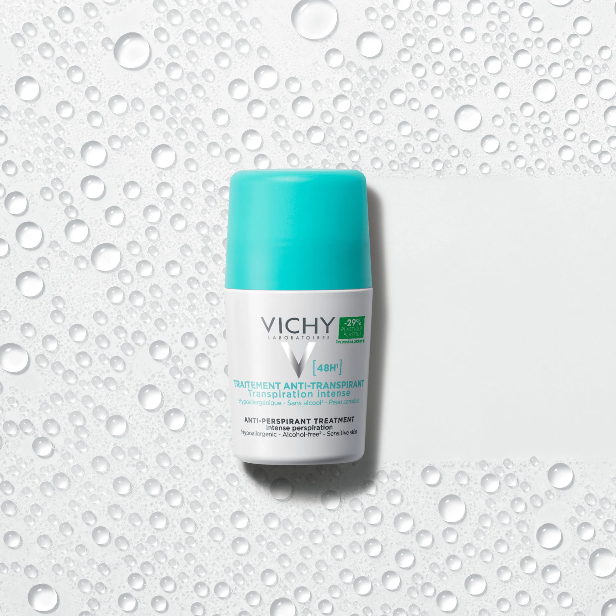 Vichy Deodorante Roll On Anti-traspirante 48h 50 ml Per Traspirazione Intensa