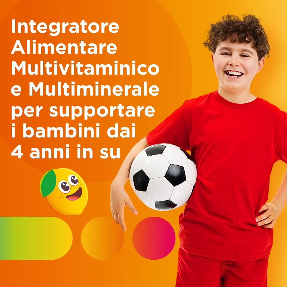Multicentrum Junior 30 Compresse Masticabili Multivitaminico Bambini 4-12 Anni