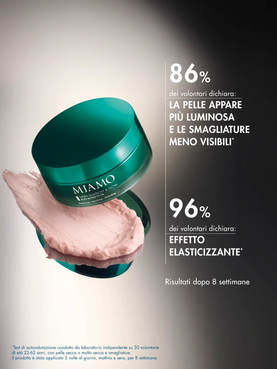 MIAMO Body Renew Ultra Elasticity & Glow Body Butter to Oil 100 ml Pelle Secca e Molto Secca