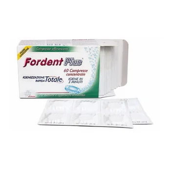 Fordent Plus Concentrate 60 Compresse Effervescenti Igiene Protesi Dentali