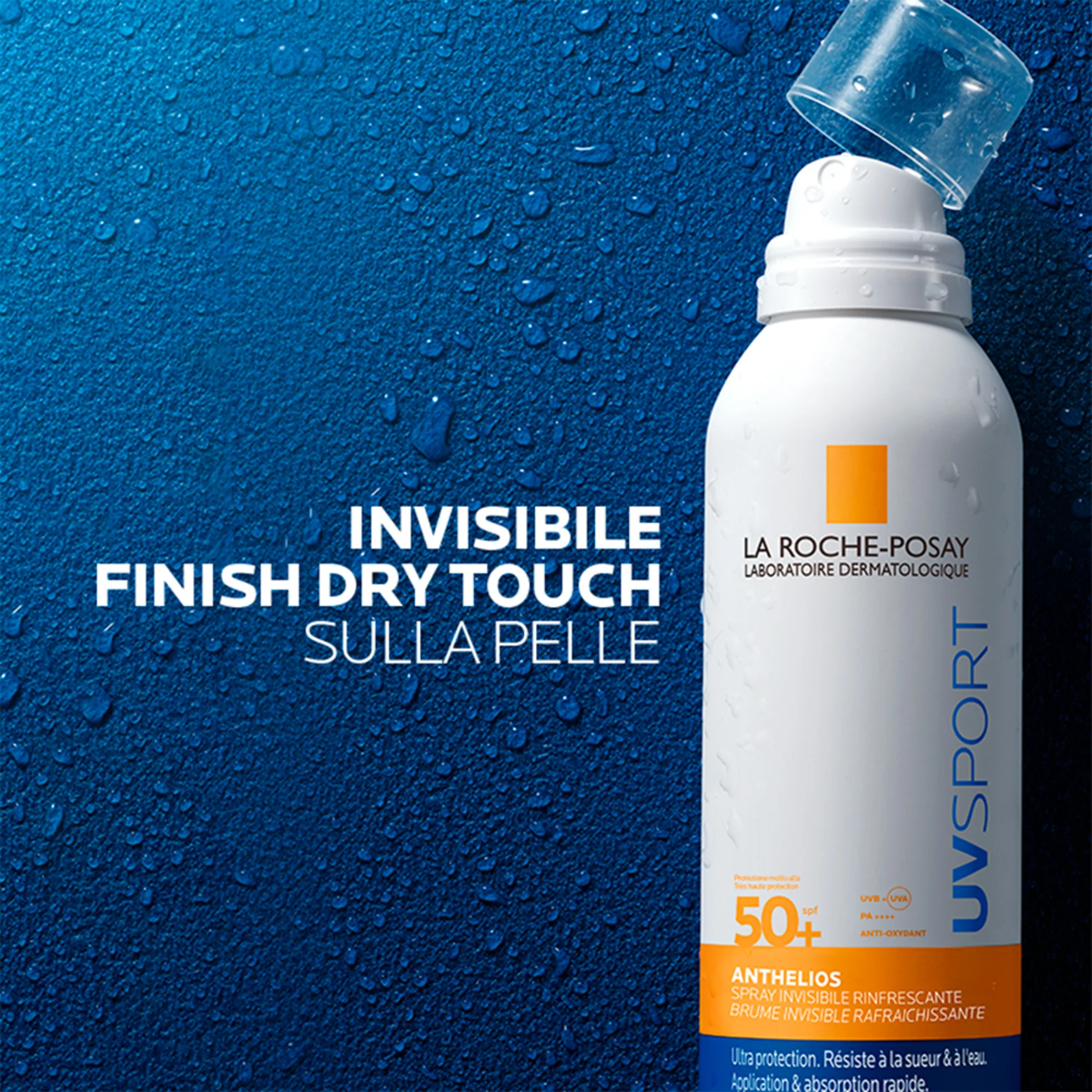 La Roche Posay Anthelios Uvsport Spray Spf50+ 200 Ml Spray solare invisibile Rinfrescante