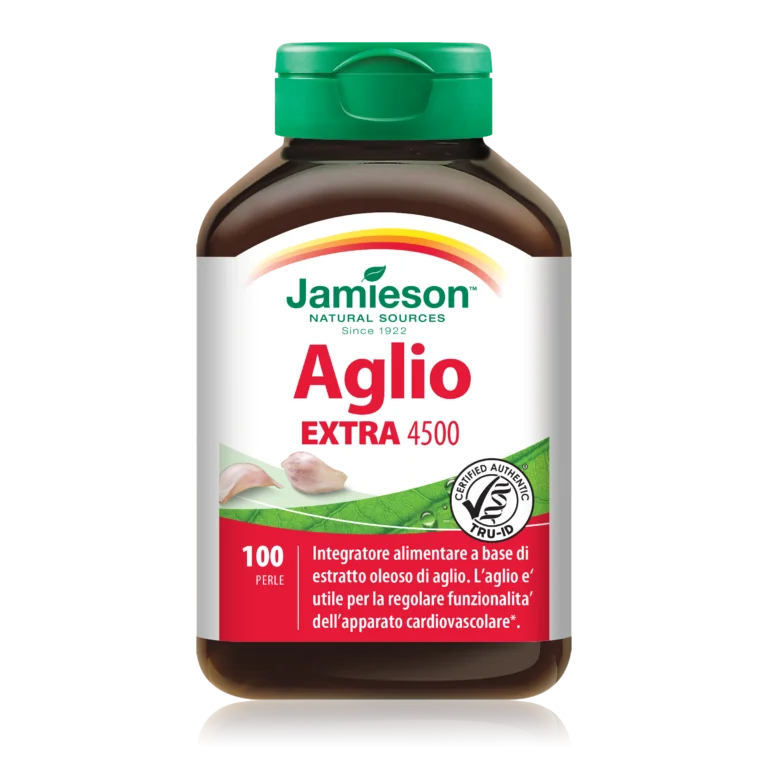 Jamieson Aglio Extra 4500 100 Softgels Funzionalità dell’Apparato Cardiovascolare