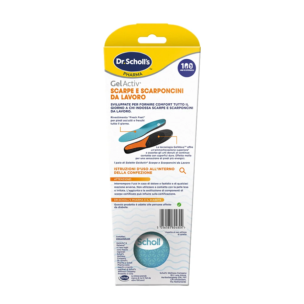 Scholl Gelactiv Scarpe Lavoro Misura Small Nuova Serie 2025 1 Paio