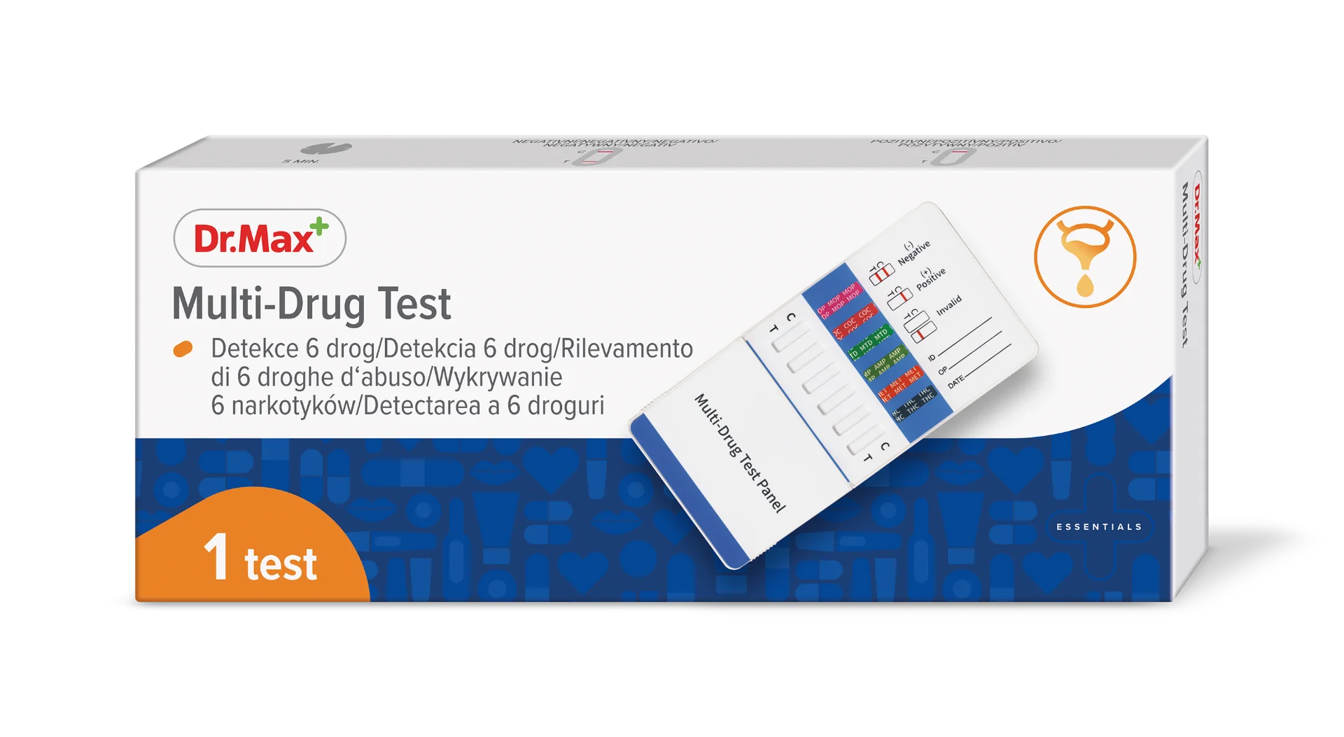 Dr. Max Multi-Droga Test 1 Pezzo Autotest Urine