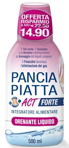 Pancia Piatta Act Forte Integratore 500 ml