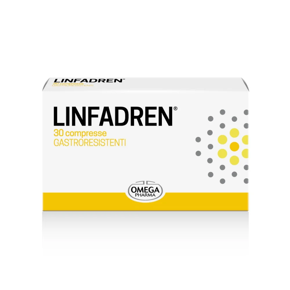 LINFADREN® 30 Compresse Per il Drenaggio dei Liquidi Corporei