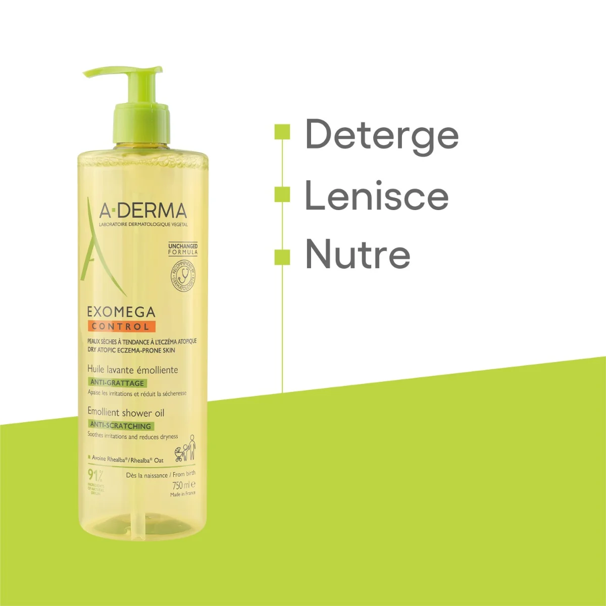 Exomega Control Olio Lavante Emolliente 750 Ml