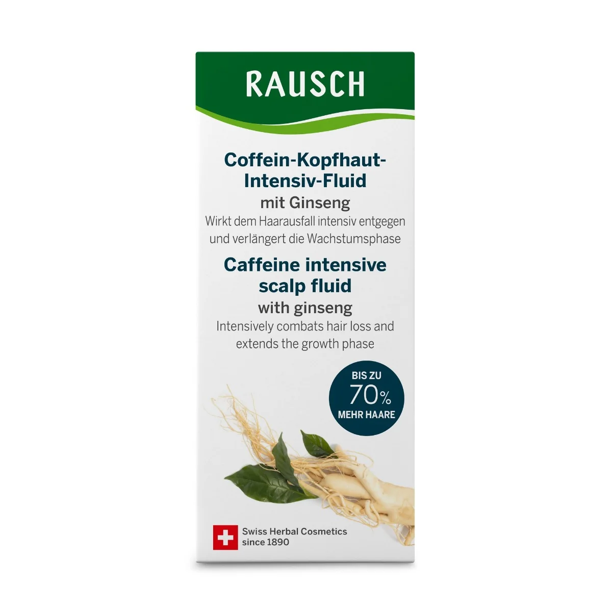 Rausch Fluido Intensivo Cuoio Capelluto Caffeina Ginseng 30Ml