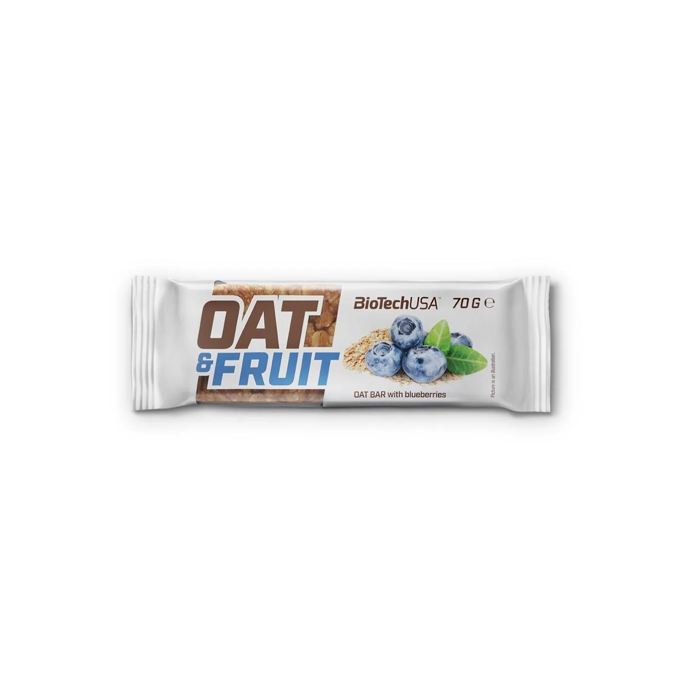Biotechusa Oat & Fruit Bar Mirtillo 70 g Barretta Energetica