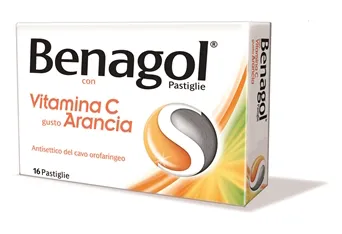 Benagol Pastiglie Vitamina C Gusto Arancia 16 Pastiglie