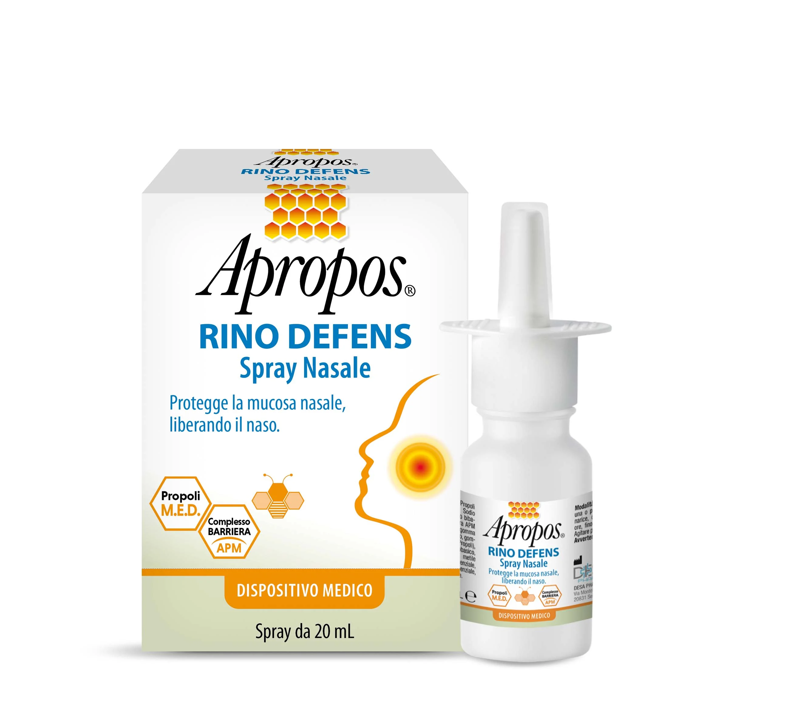 Apropos Rino Defens Spray Nasale 20 ml Azione Decongestionante