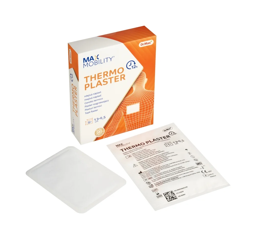 Max Mobility Thermo Cerotti Caldi 6 Pezzi Dolori Muscolari e Articolari