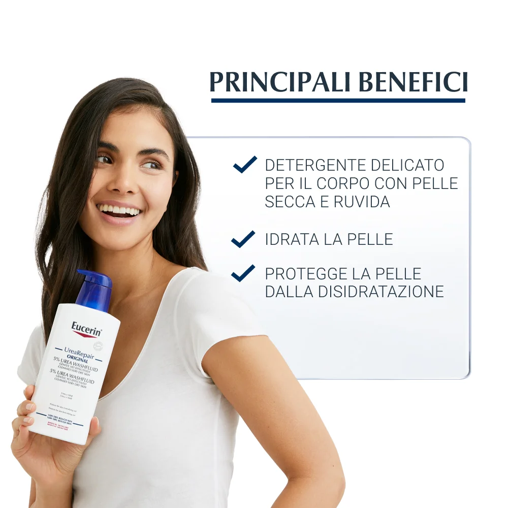 Eucerin Urea Repair Detergente Fluido 400 ml Urea 5%