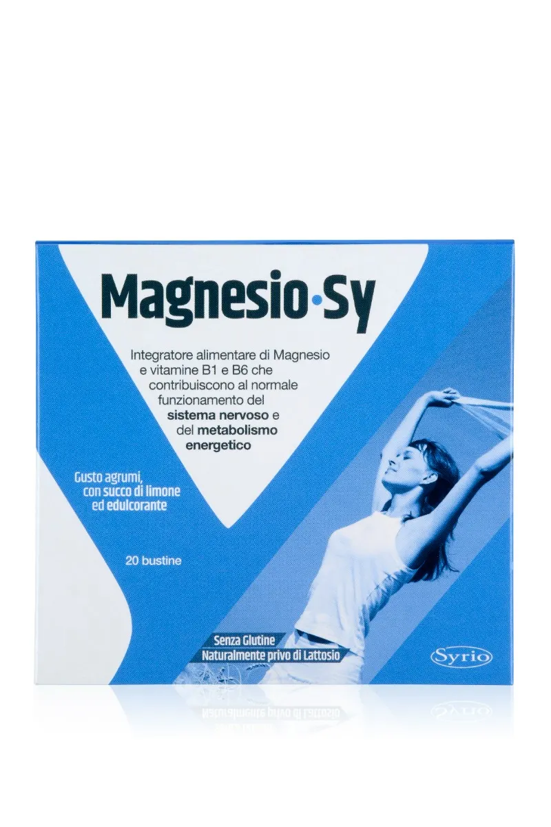 Magnesio Sy 20 Bustine 100 G Stanchezza e Affaticamento