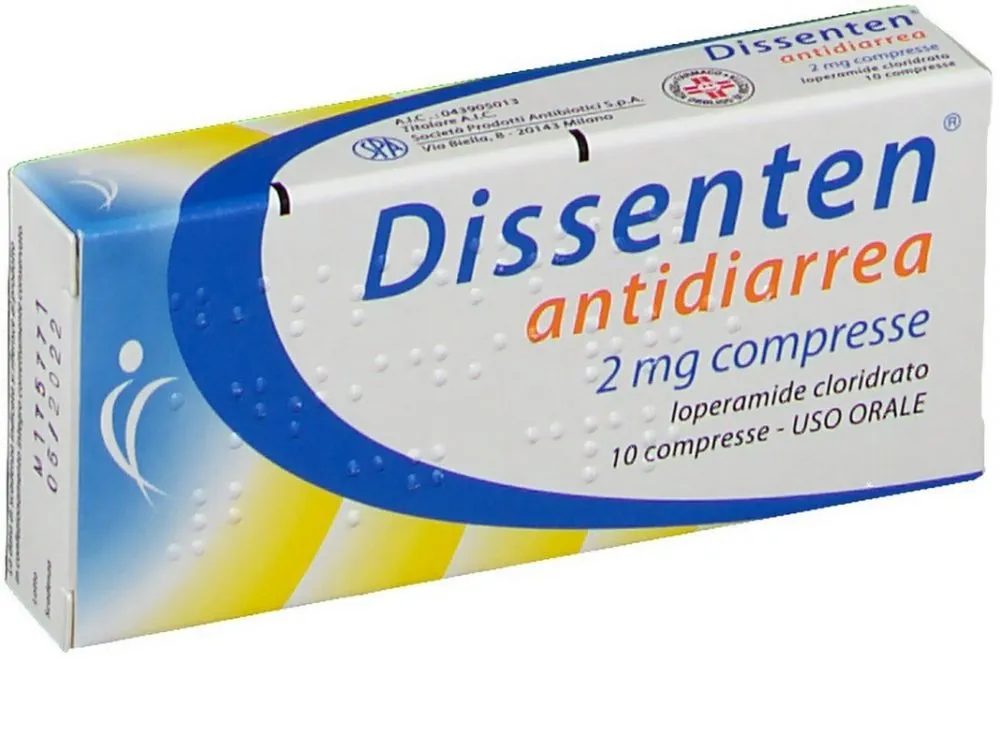 Dissenten Antidiarrea 10 Compresse2 mg