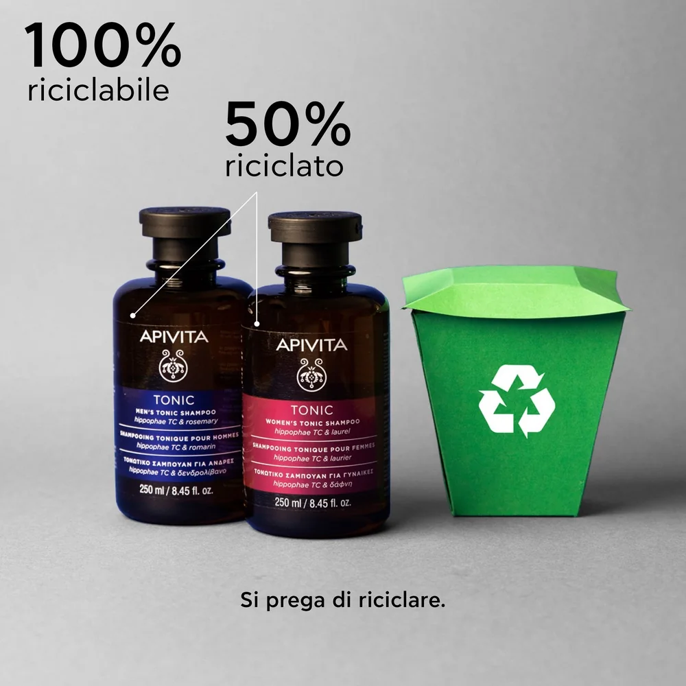 Apivita Tonic Sh Men A/Cad 250Ml