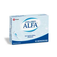 Collirio Alfa Monodose 0,8 mg/ml Nafazolina 10 Flaconcini