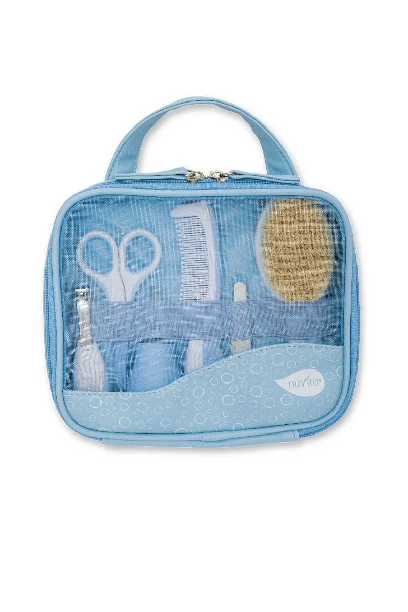 Nuvita Kit Babycare - Blu Set per la cura del bimbo
