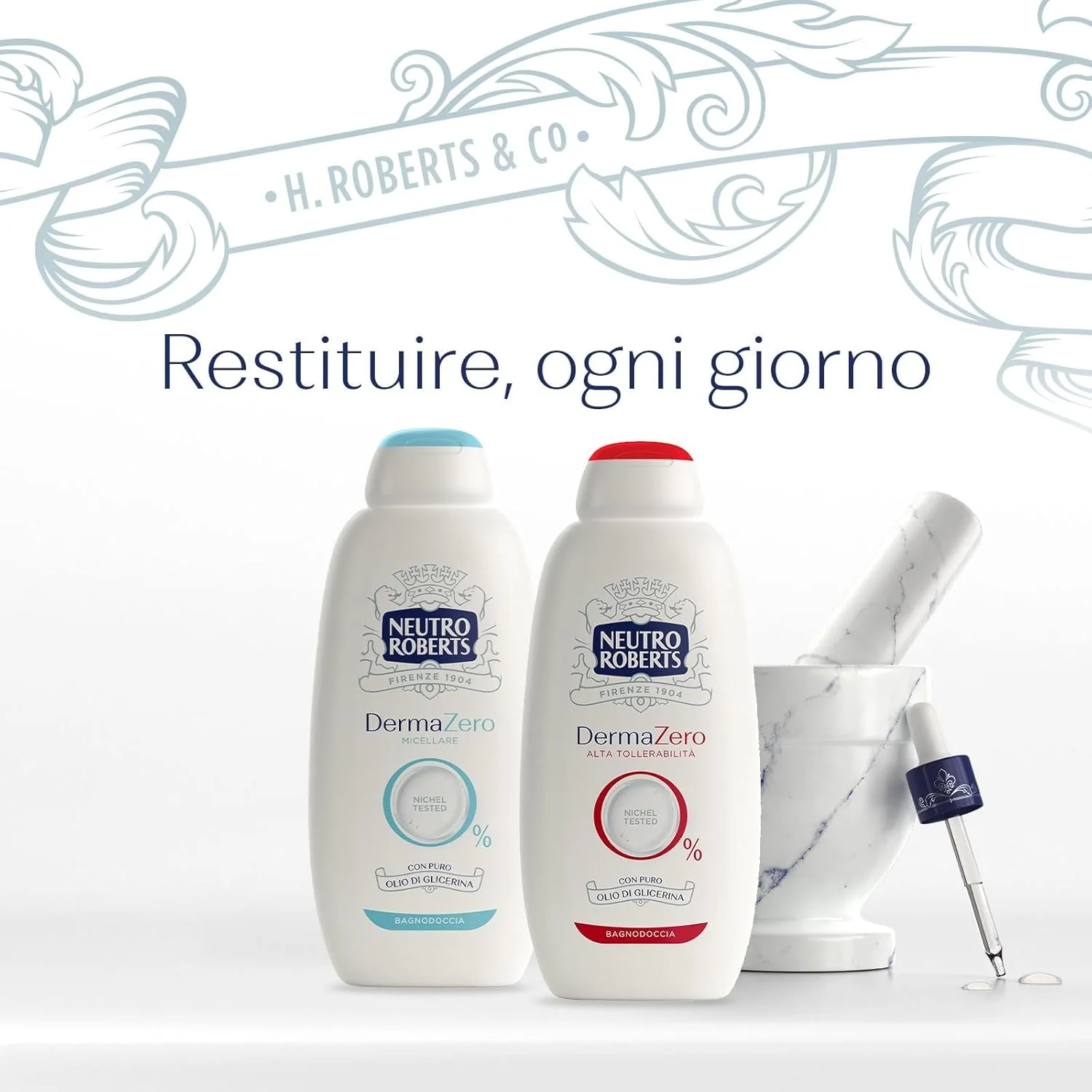 Neutro Roberts Bagnoschiuma Dermazero Micellare 600 ml Senza Sapone e Coloranti