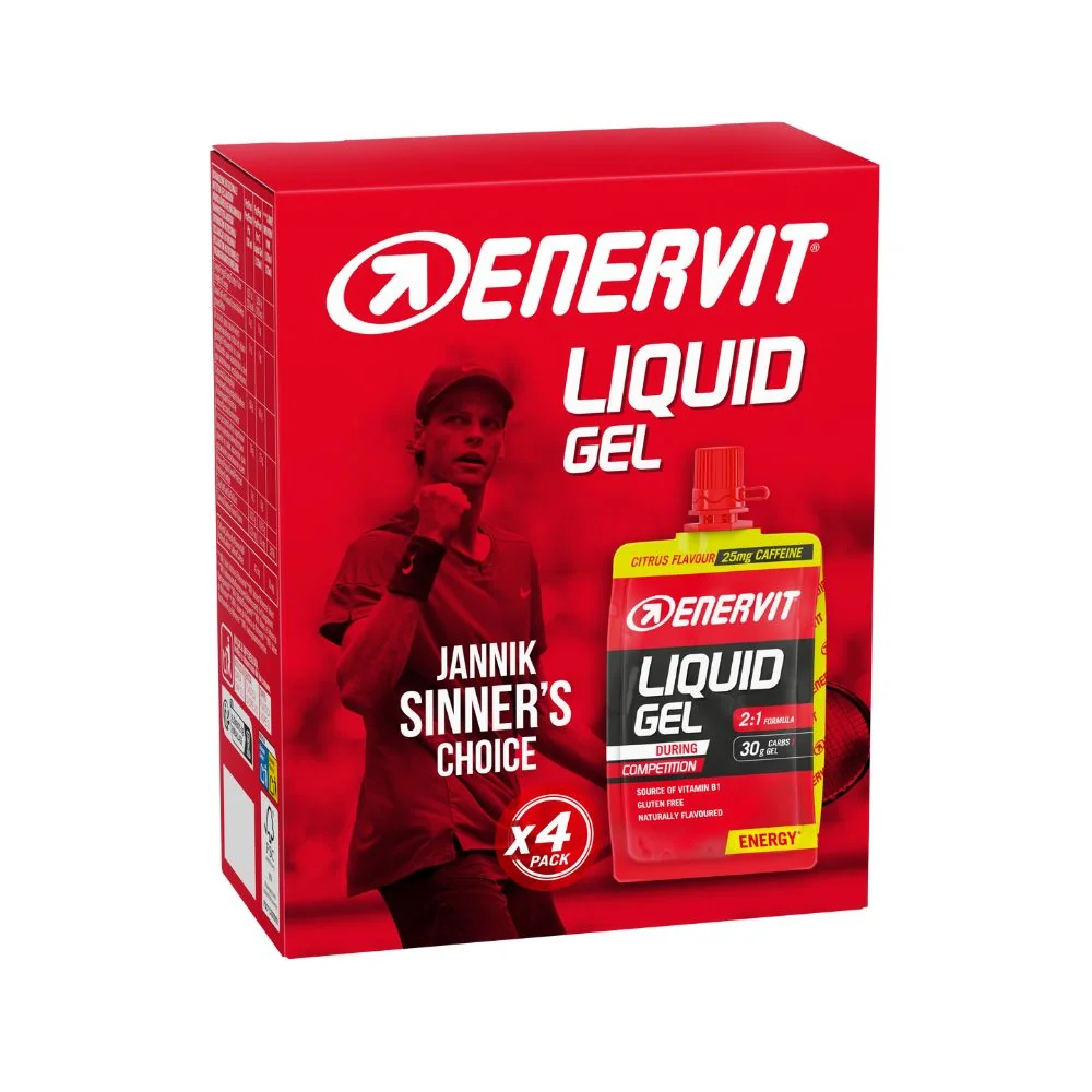 Enervit Sport Gel Citrus 4 Pezzi Energizzante