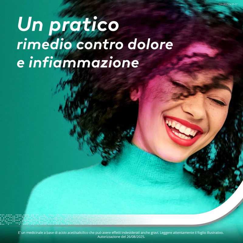 Aspirina in Granuli Antidolorifico 20 Bustine Mal di Testa