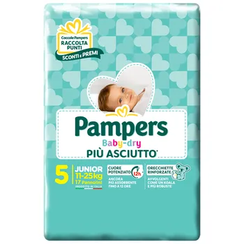 Pampers Bd Downcount Junior 17 Pezzi 