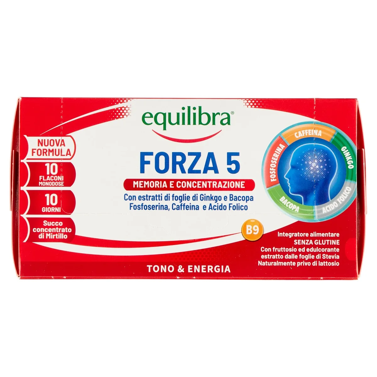 Equilibra Forza5 10 Flaconi Memoria e Concentrazione