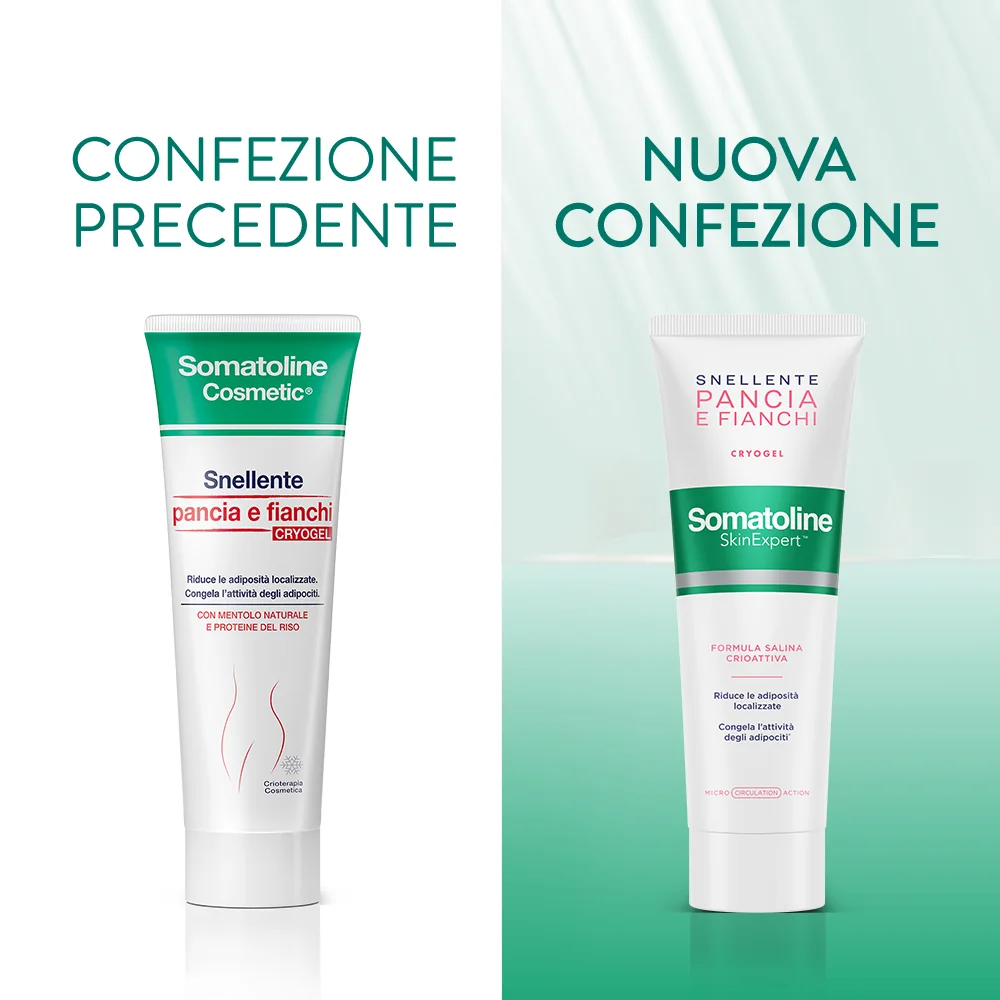 Somatoline Cosmetic Snellente Pancia Fianchi Cryogel 250 ml Adiposità Localizzate