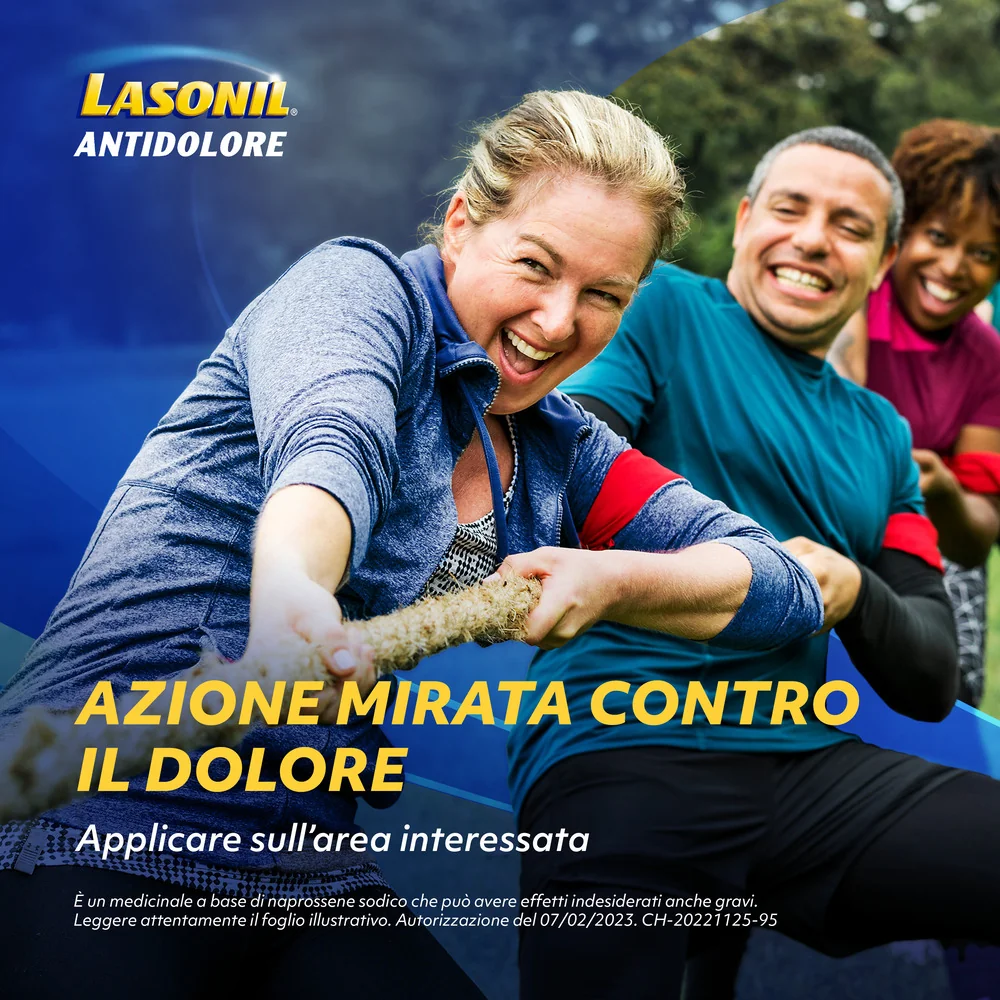 Lasonil Antidolore Gel Antinfiammatorio 50g Dolori Muscolari