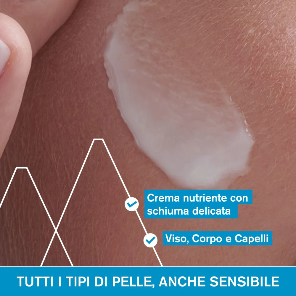Uriage Eau Thermale Crema Lavante 1 Litro Detergente Senza Sapone Viso Corpo e Capelli