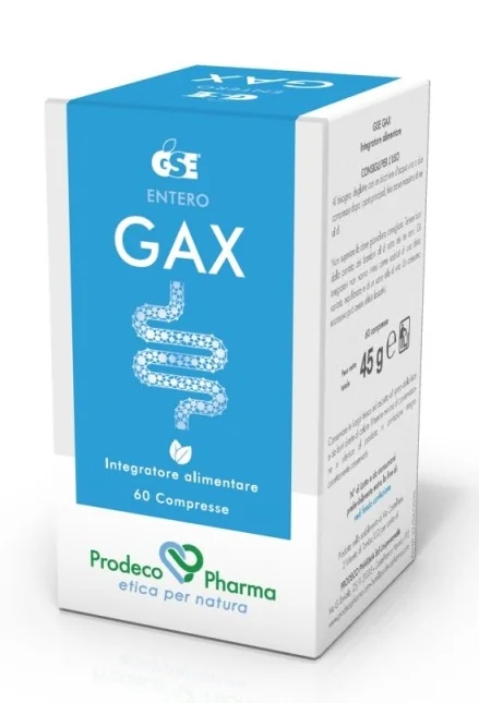 Gse Gax Integratore Motilità Gastrointestinale 60 Compresse Elimina i Gas in Eccesso