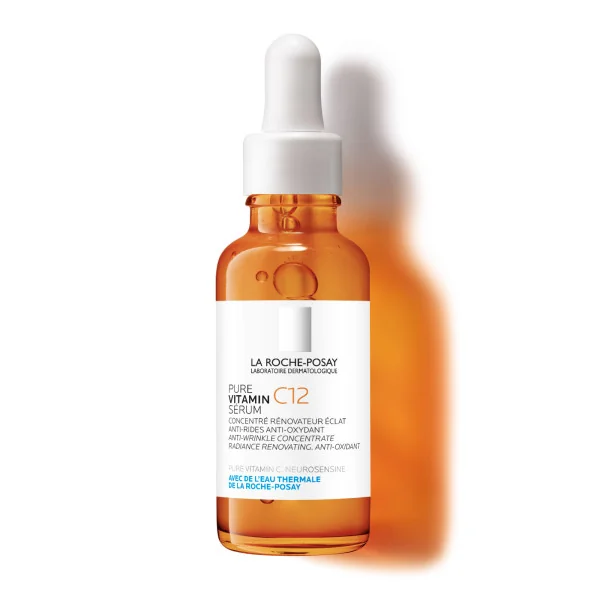 La Roche Posay Pure Vitamin C12 Siero 30Ml Antirughe, Antiossidante e Illuminante