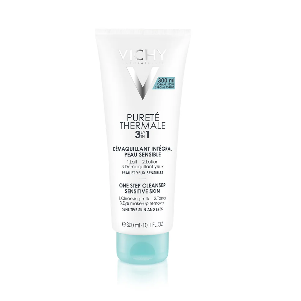 Vichy Pureté Thermale Latte Struccante 3in1, 300 Ml Detergente, tonico e struccante