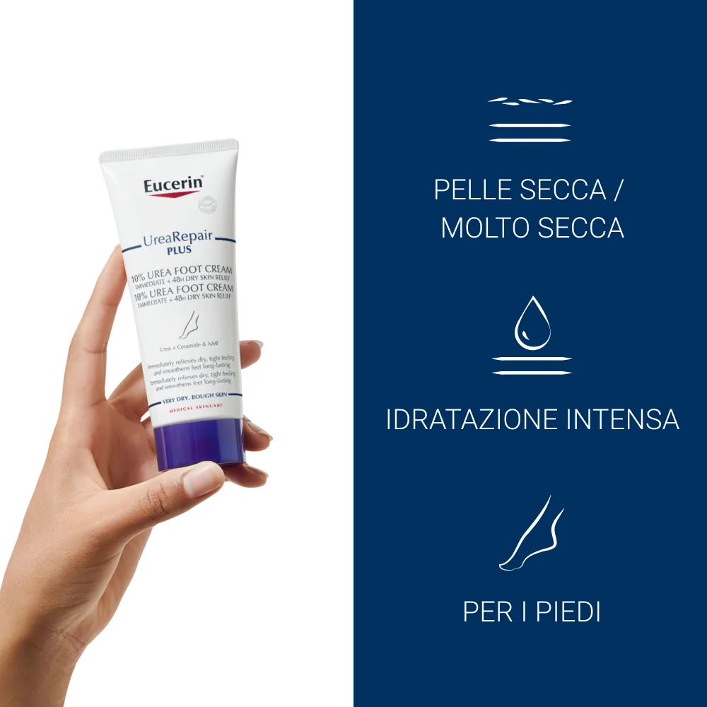 Eucerin Urea Repair Plus 10% 100 ml Crema Piedi Rigenerante
