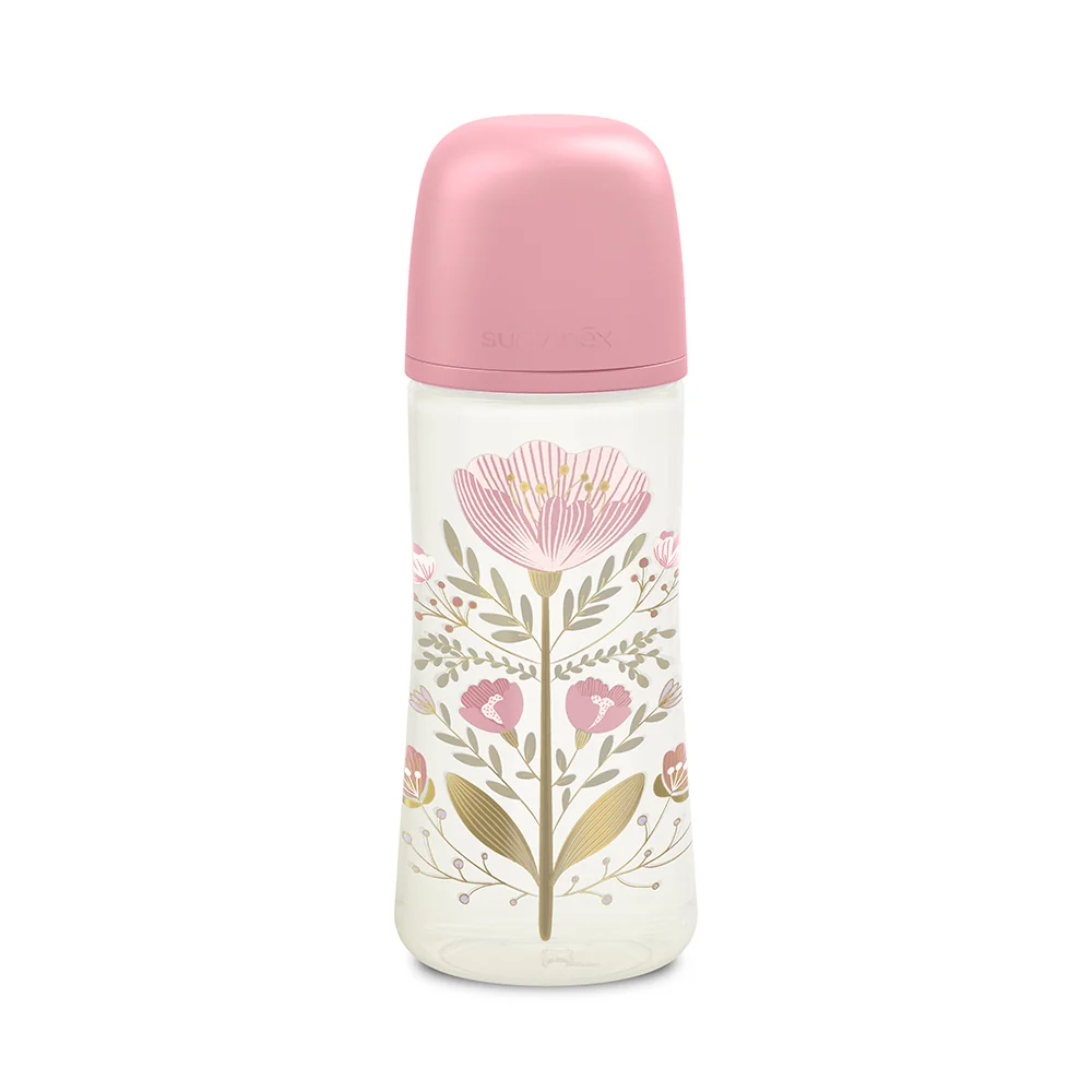 Suavinex Gold Biberon Silicone Rosa 360 ml